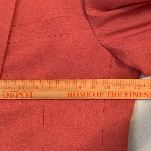 John Blair Men's Coral Blazer Linen Blend Size 42 - Picture 4 of 10
